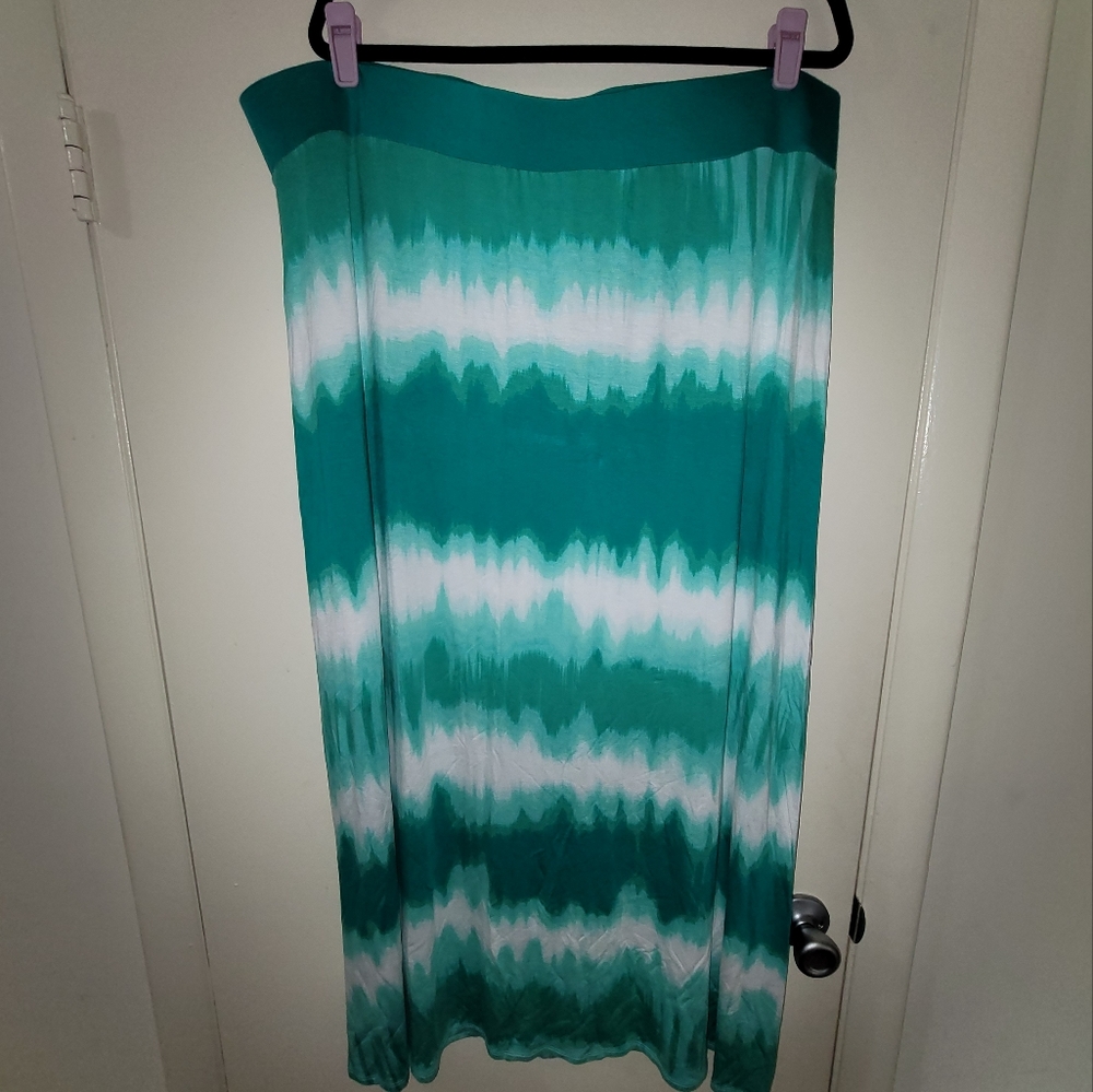 Plus size maxi skirt